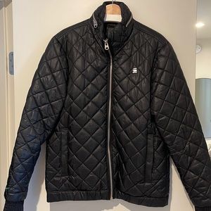 G-Star Quilted Winter Coat - Black - Large